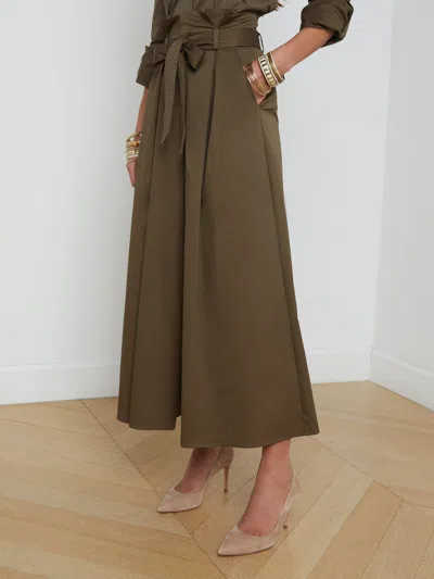 L Agence Lowen Pant In Pine