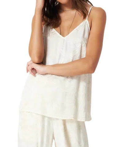 Xirena Rei Top In Cream Palm In Multi