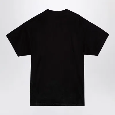 Shop Balenciaga T-shirt Metal Bb Stencil Oversize Vintage Black Men