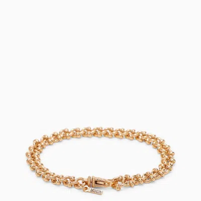 Emanuele Bicocchi Essential Knots Bracelet In 925 Gold-plated Silver