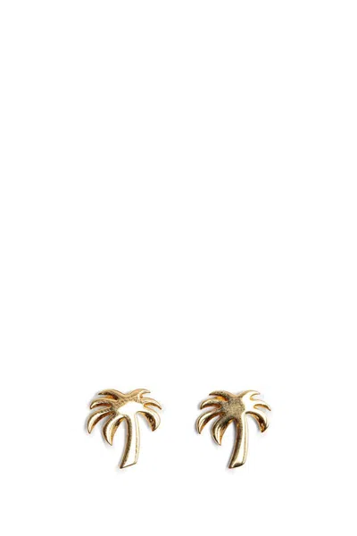 Shop Palm Angels Earrings In Gold