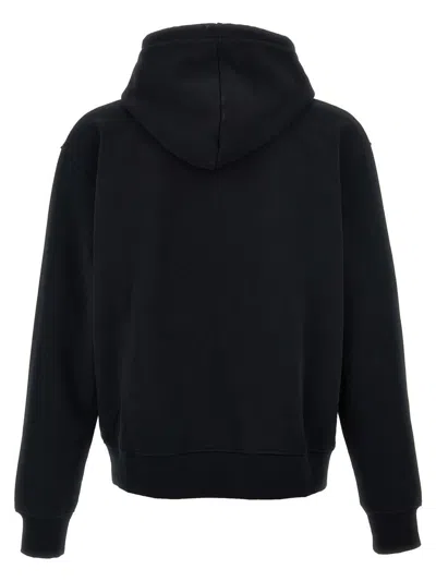 Shop Jacquemus 'le Sweatshirt Brodé' Hoodie In Black