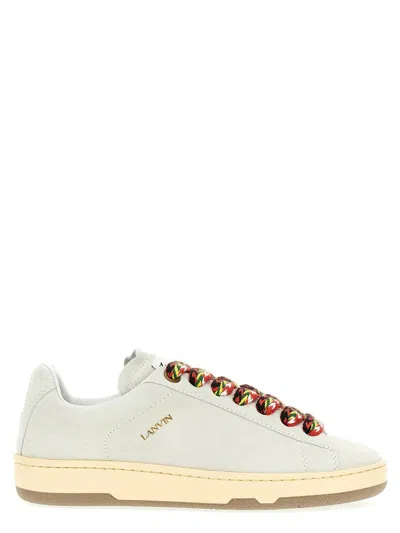 Lanvin Men Sneaker With Logo In White
