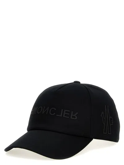 Shop Moncler Grenoble Logo Embroidery Cap In Black