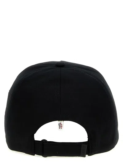 Shop Moncler Grenoble Logo Embroidery Cap In Black