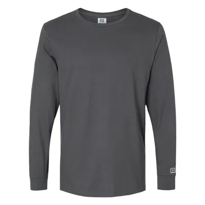 Russell Athletic Combed Ringspun T-shirt In Grey