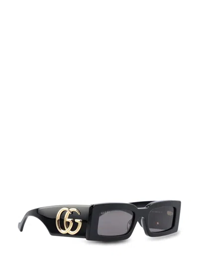 Shop Gucci Glasses In Black-black-grey