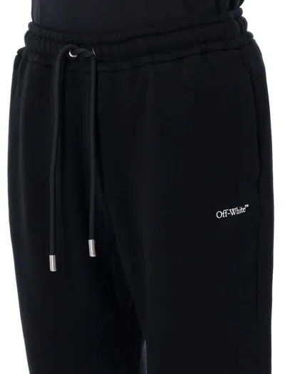 Shop Off-white Windy Arrow Sweatpants In Black