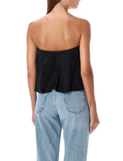 Shop Retroféte Retrofête Suzi Crystal Top In Black