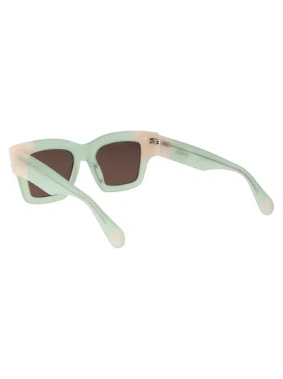 Jacquemus Les Lunettes Baci - Light Green Sunglasses In Green