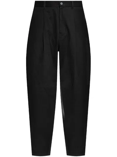 Shop Moschino Black Trousers