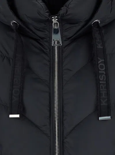 Khrisjoy Quilted Down Jacket In Black