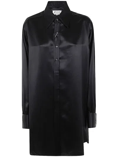 Shop Maison Margiela Long Sleeves Shirt Clothing In Black