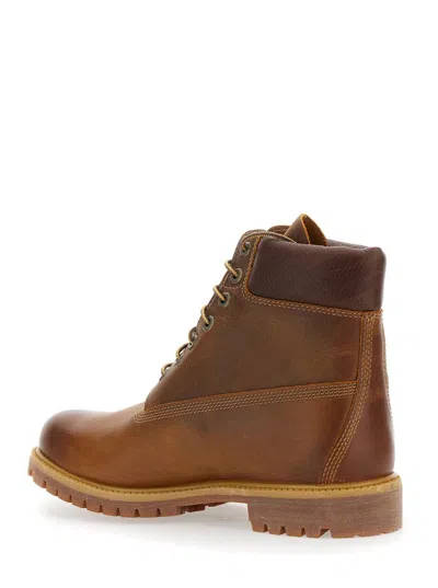 Shop Timberland Premium 6 Inch Lace Up Waterproof Boot Brown