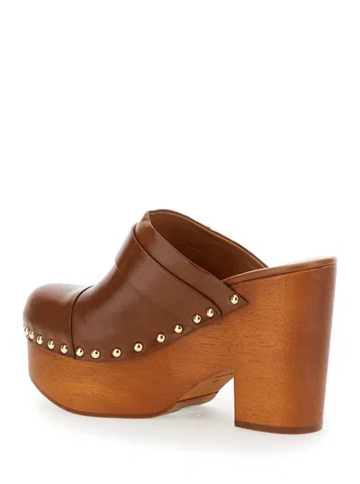 Shop Chloé Heeled Shoes In Brown