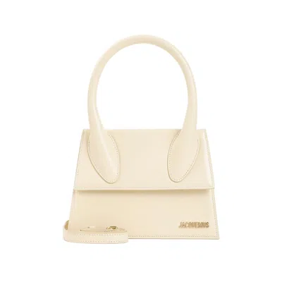 Shop Jacquemus Handbag In Nude & Neutrals