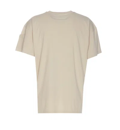 Shop Mm6 Maison Margiela T-shirts And Polos In Beige