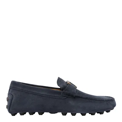 Shop Tod's Flat Shoes In Blue