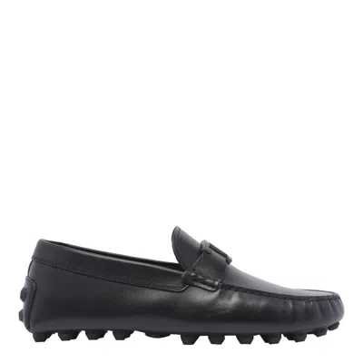 Shop Tod's Flat Shoes In Black