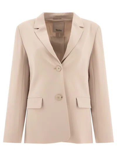 Shop 's Max Mara "undici" Blazer In Beige