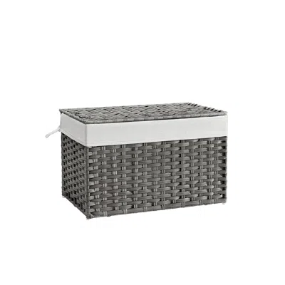 Breebe 27.7 Gallon Storage Basket With Lid And With Handles