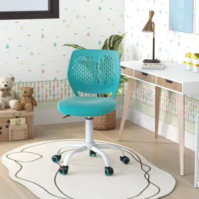 Hivvago Ergonomic Children Study Chair With Adjustable Height-turquoise
