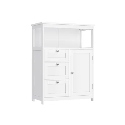 Breebe 11.8"d X 23.6"w X 31.5"h Bathroom Floor Storage Cabinet