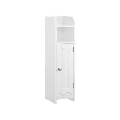 Breebe Small Bathroom Storage Corner Floor Cabinet