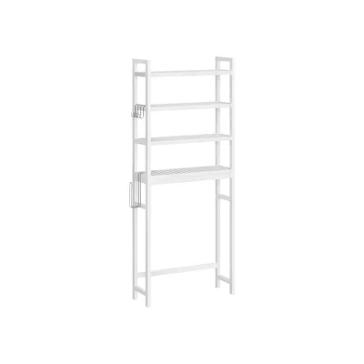 Breebe 4-tier Over-the-toilet Storage Shelf Cloud White