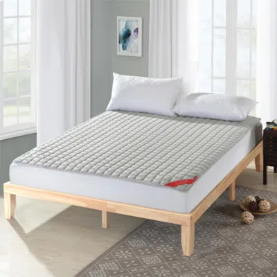 Hivvago 14 Inch King Size Wood Platform Bed Frame-natural