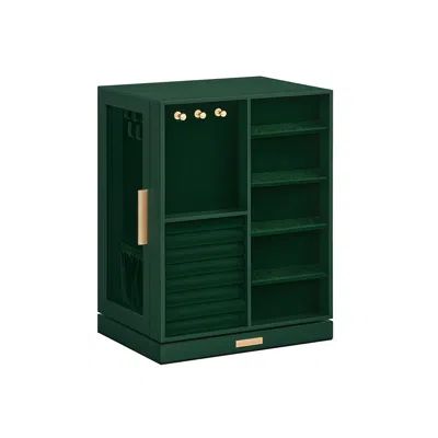 Breebe 360° Rotating Jewellery Box Green