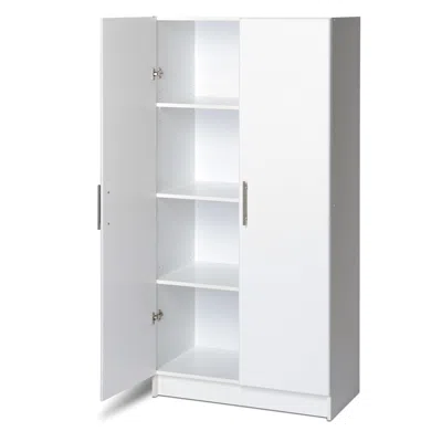 Quikfurn White Storage Cabinet Utility Garage Home Office Kitchen Bedroom