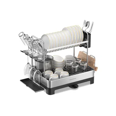 Breebe 2 Tier Dish Rack Black