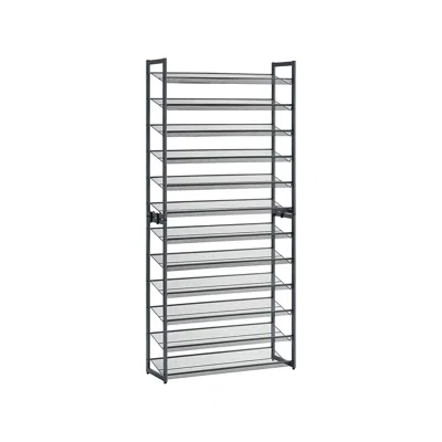 Breebe 12-tier Tall Metal Shoe Storage Organizer