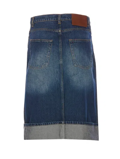 Shop Victoria Beckham Skirts In Blue