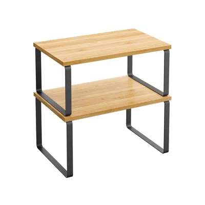 Breebe Set Of 2 Cabinet Counter Shelves For Kitchen