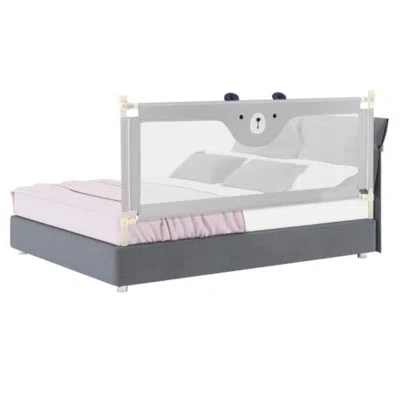 Hivvago Vertical Lifting Baby Bedrail Guard With Double Safety Child Lock