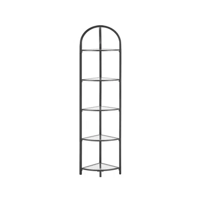 Breebe 5-tier Corner Bookshelf