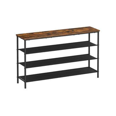 Breebe 4-tier Shoe Rack With 3 Fabric Shelves