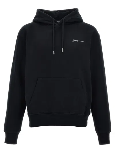 Shop Jacquemus Le Brodé Sweatshirt In Black