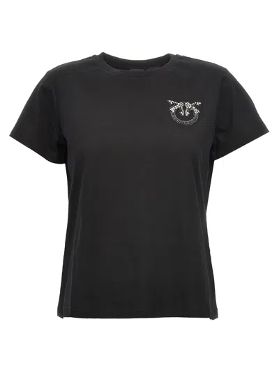 Shop Pinko Nambrone T-shirt In Black