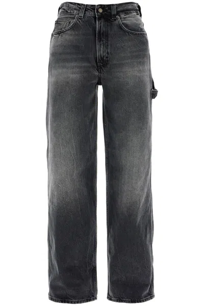 Shop Haikure "winona Straight Leg Jeans For In Black