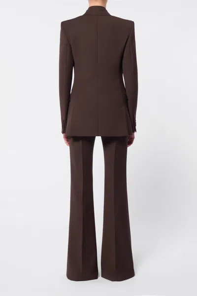 Gabriela Hearst Gavin Blazer In Chocolate Sportswear Wool In Chocolate