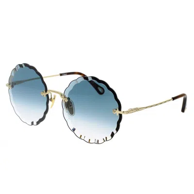 Shop Chloé Sunglasses In Gold