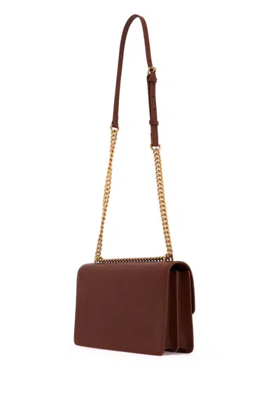 Shop Pinko Classic Love Bag One Handbag In Marrone