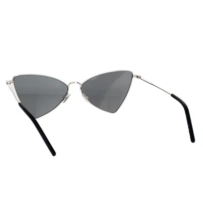 Shop Saint Laurent Eyewear Sunglasses In Silver