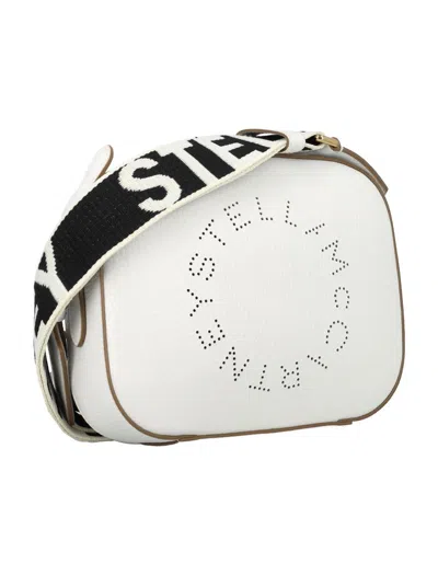 Shop Stella Mccartney Stella Logo Small Bag In Pure White