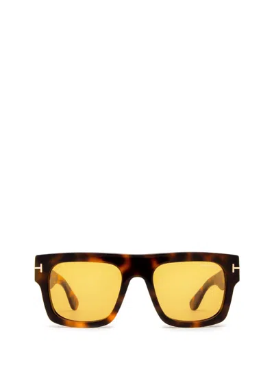 Shop Tom Ford Eyewear Sunglasses In Havana