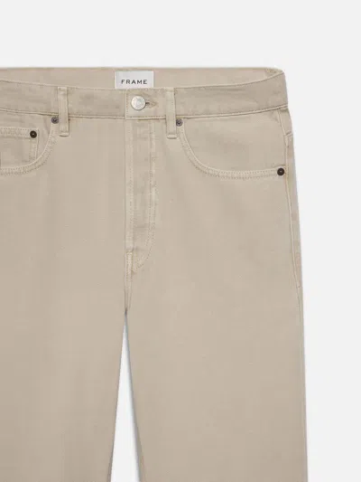 Frame The Straight Jeans In Neutrals