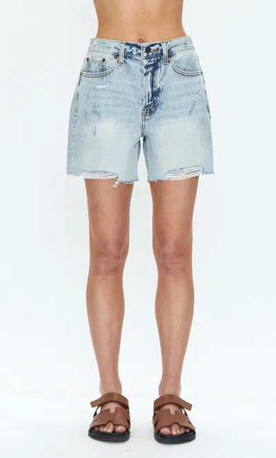 Pistola Women's Devin High-rise Jean Shorts In Saint Tropez In Multi